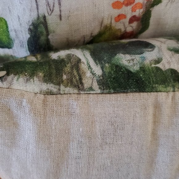 Pottery Barn Painted Holly Branch Pillow NWT 16x26" Christmas +New PB Inserts - Picture 8 of 9